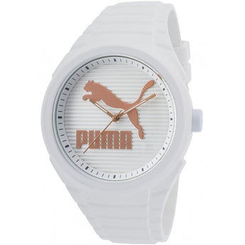 Puma  White Silicone White Dial