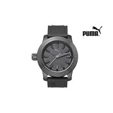 Puma Men's Forever Gunmetal Silicone Design Watch