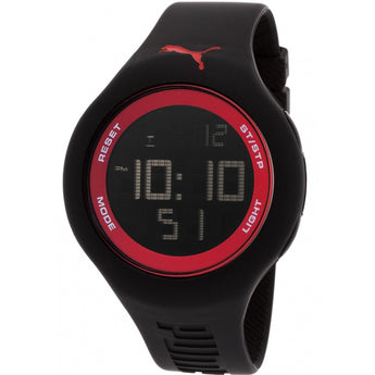 Puma Drop' Quartz Plastic and Polyurethane Casual Watch, Black