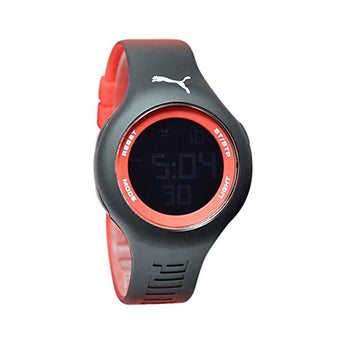 Puma Loop L Red Digital Sports Silicone Watch