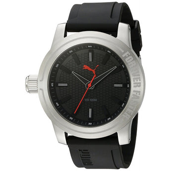 Puma Quartz Stainless Steel and Polyurethane Automatic Watch