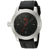 Puma Quartz Stainless Steel and Polyurethane Automatic Watch