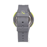 Puma Rubber Digital Neon Accent Watch - Grey