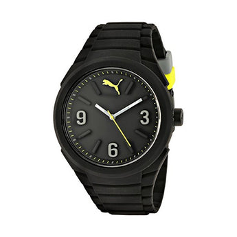 Puma Unisex Gummy Analog Display Analog Quartz Black Watch