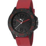 Puma Wristwatch Red Silicone Strap