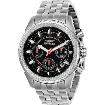 Invicta Signature Chronograph Black Dial Mens Watch