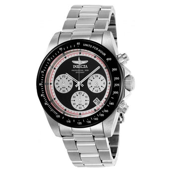 Invicta Speedway Chronograph Black Dial Mens Watch