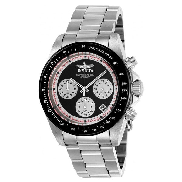 Invicta Speedway Chronograph Black Dial Mens Watch Bixme