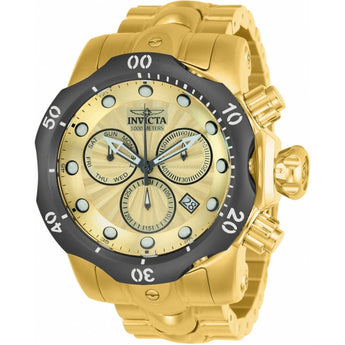 Invicta Venom Chronograph Gold Dial Mens Watch